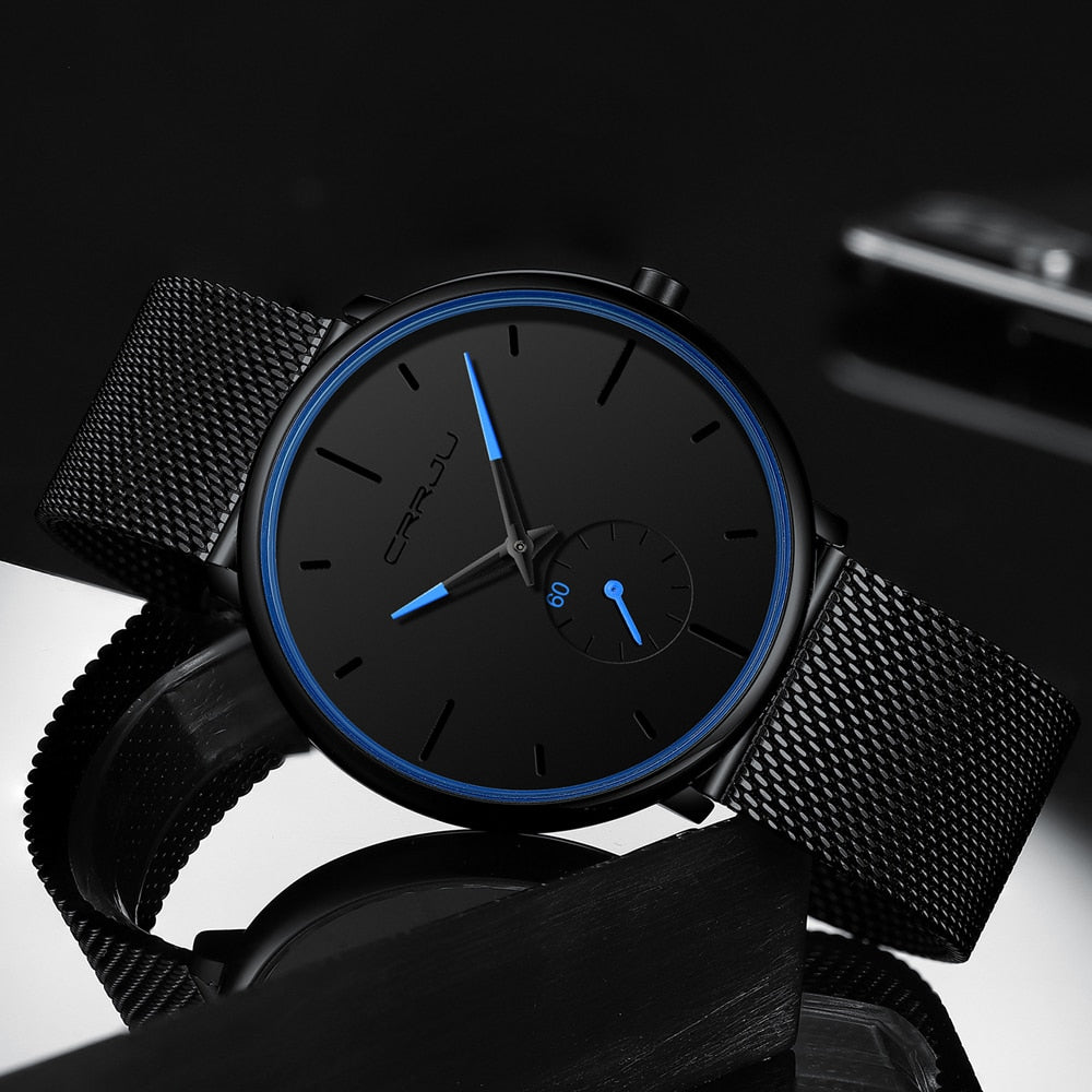 CRJJU Dunne Moderne Heren Horloge