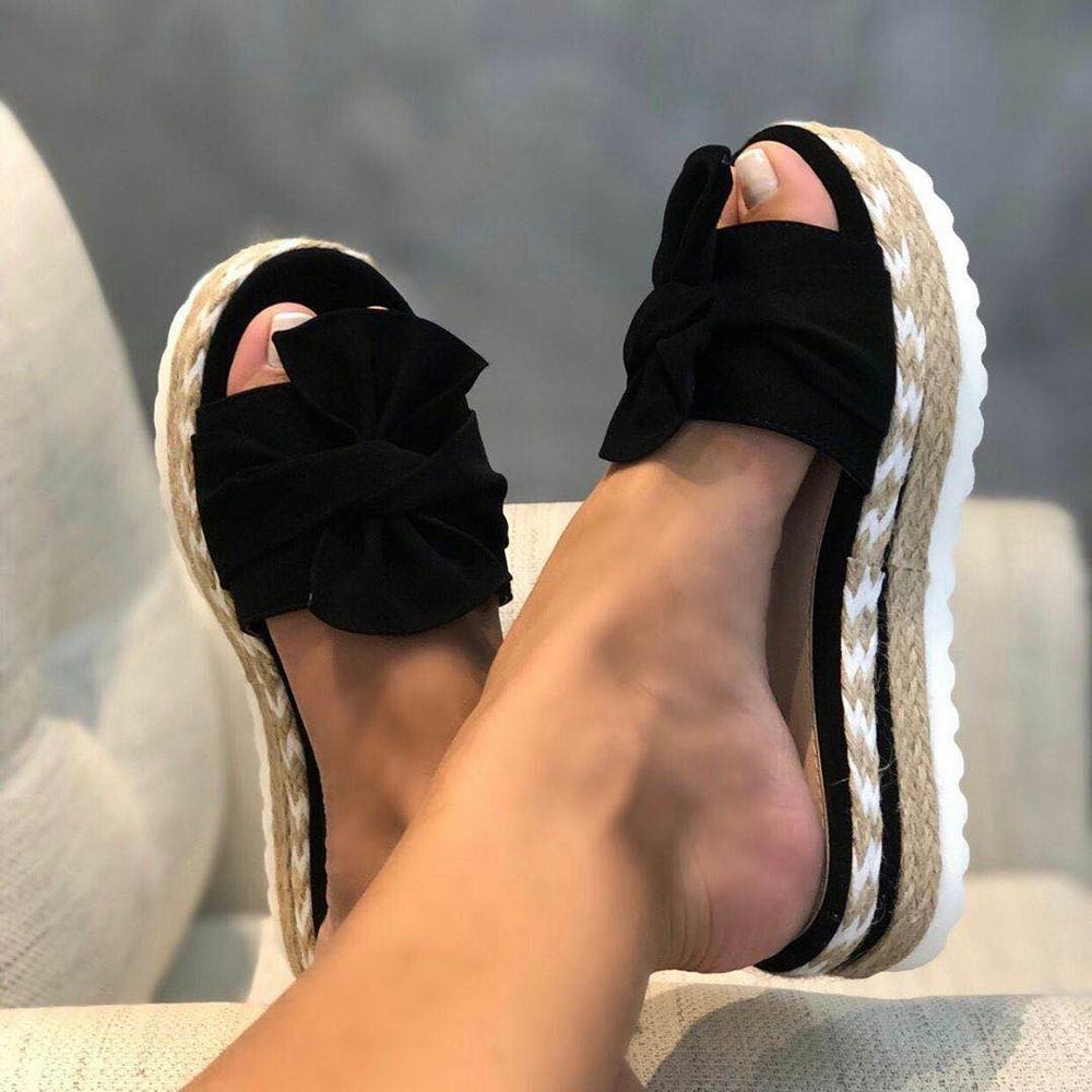 Plateau Sandals with Knot™