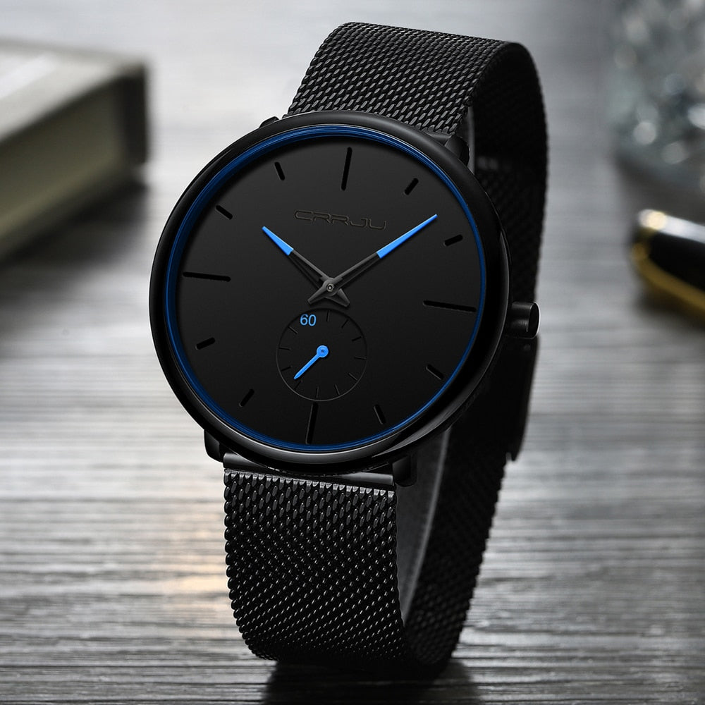 CRJJU Dunne Moderne Heren Horloge