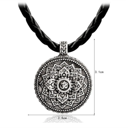 Om Lotus Mandala Ketting