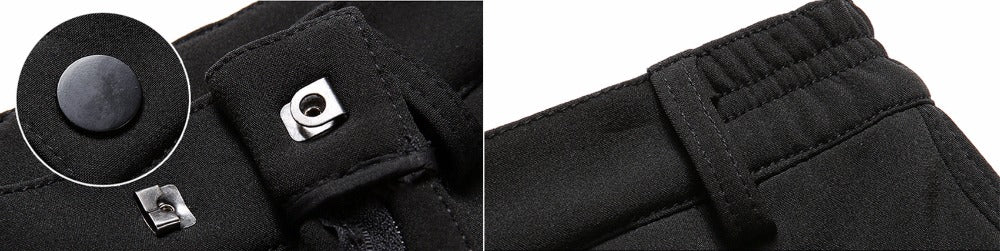 Heren winter gevoerde waterdichte broek