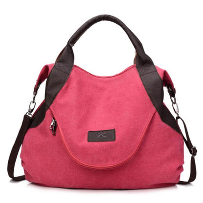 Multi-pocket Casual Canvas Tas