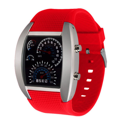 Heren Snelheidsmeter LED Horloge
