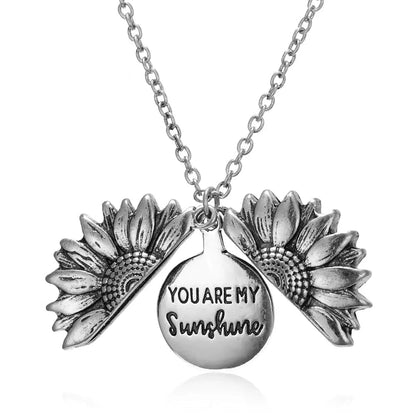 Jij bent mijn Zonneschijn Zonnebloem Ketting