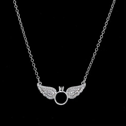 Glimmende Engel Vleugels Hanger Ketting