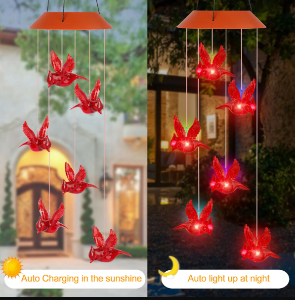 Bird Solar Wind Chime™️