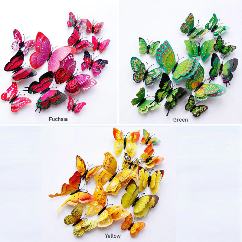 3D Butterfly Wall Sticker™ (1+2 GRATIS)