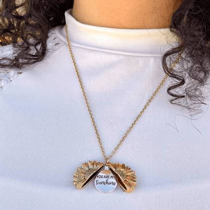 Jij bent mijn Zonneschijn Zonnebloem Ketting