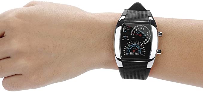 Heren Snelheidsmeter LED Horloge