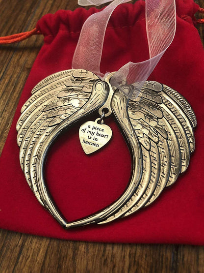 Angel Wings | Een stukje van mijn hart is in de hemel Ornament