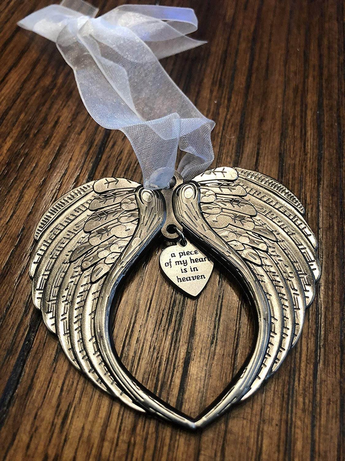 Angel Wings | Een stukje van mijn hart is in de hemel Ornament