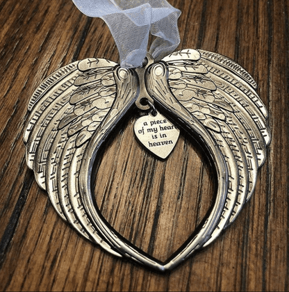 Angel Wings | Een stukje van mijn hart is in de hemel Ornament