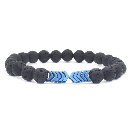 Pijl Lava Steen Armband