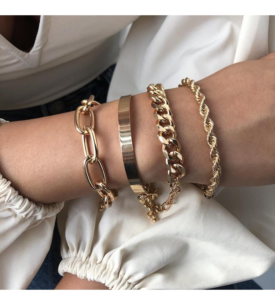 Chain Armbanden Set