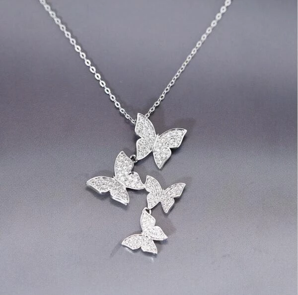 Zirkoon Vlinder Ketting