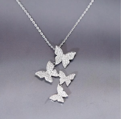 Zirkoon Vlinder Ketting