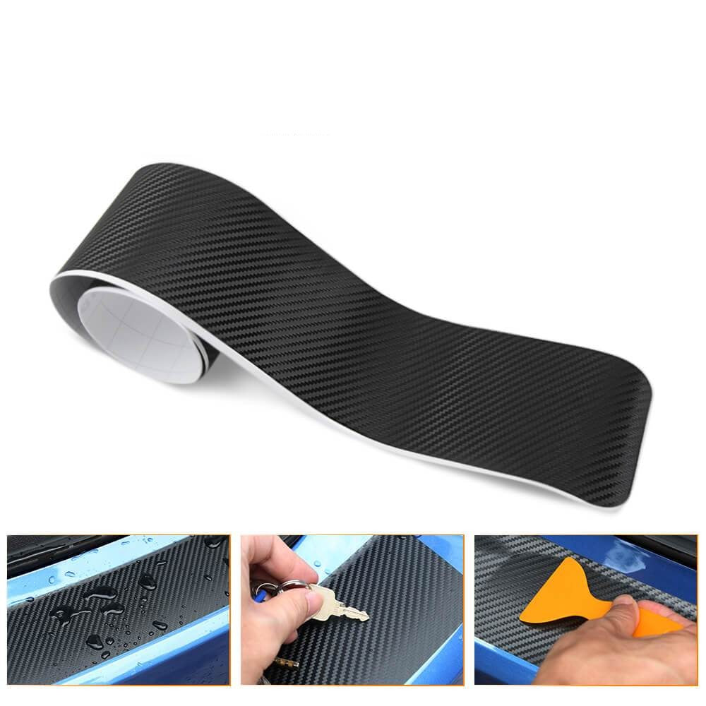Carbon Auto dorpels Stickers (4st)