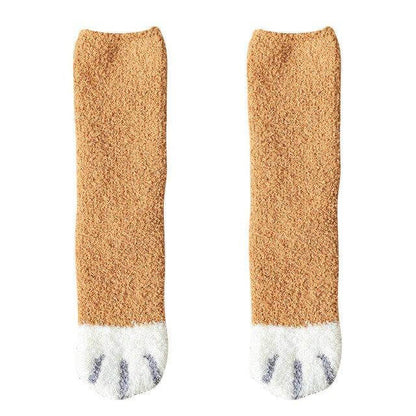 Pluizige Kattenpoot Sokken