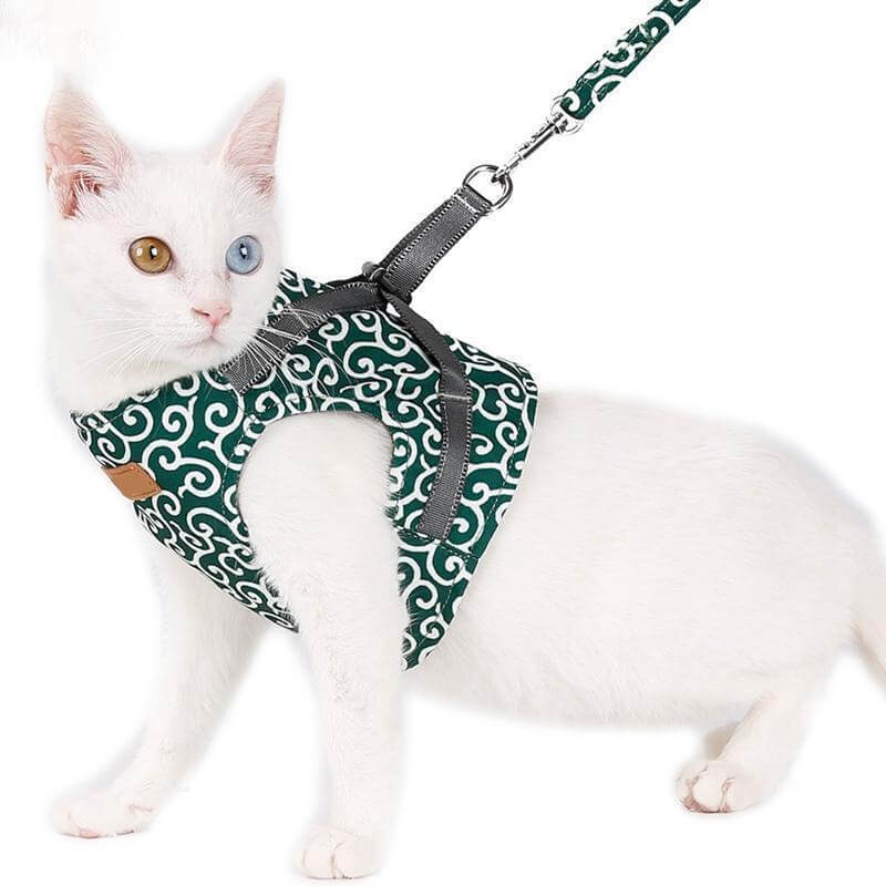 Kattenvest Harnas Set