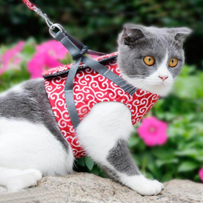 Kattenvest Harnas Set