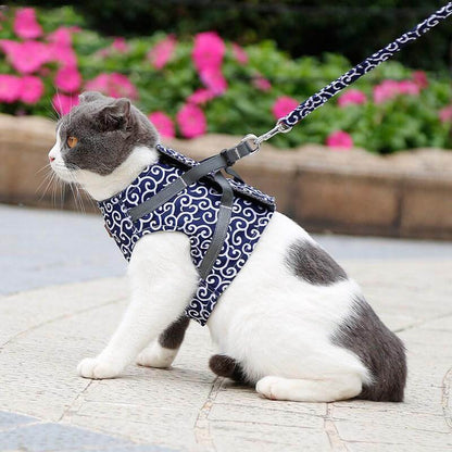 Kattenvest Harnas Set
