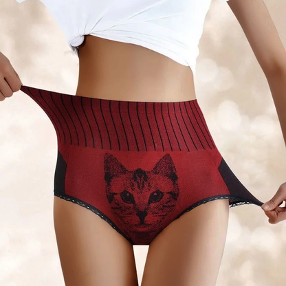 Liftende Hoge-Taille Kat Ondergoed