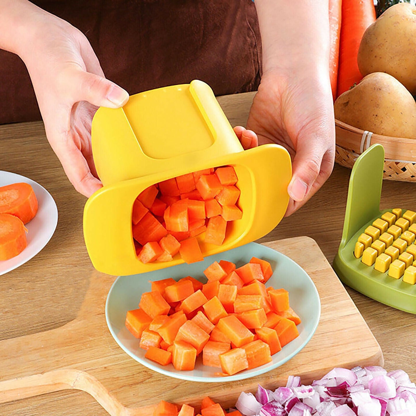 Veggie Chipper | 2-in-1 Snijder
