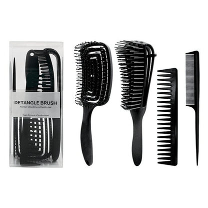 Ontklit Haar Borstel Set