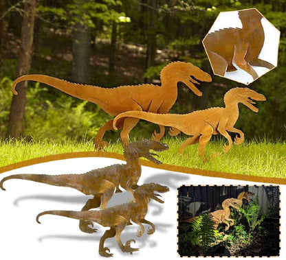 Metalen Dinosaurus Werf Kunst