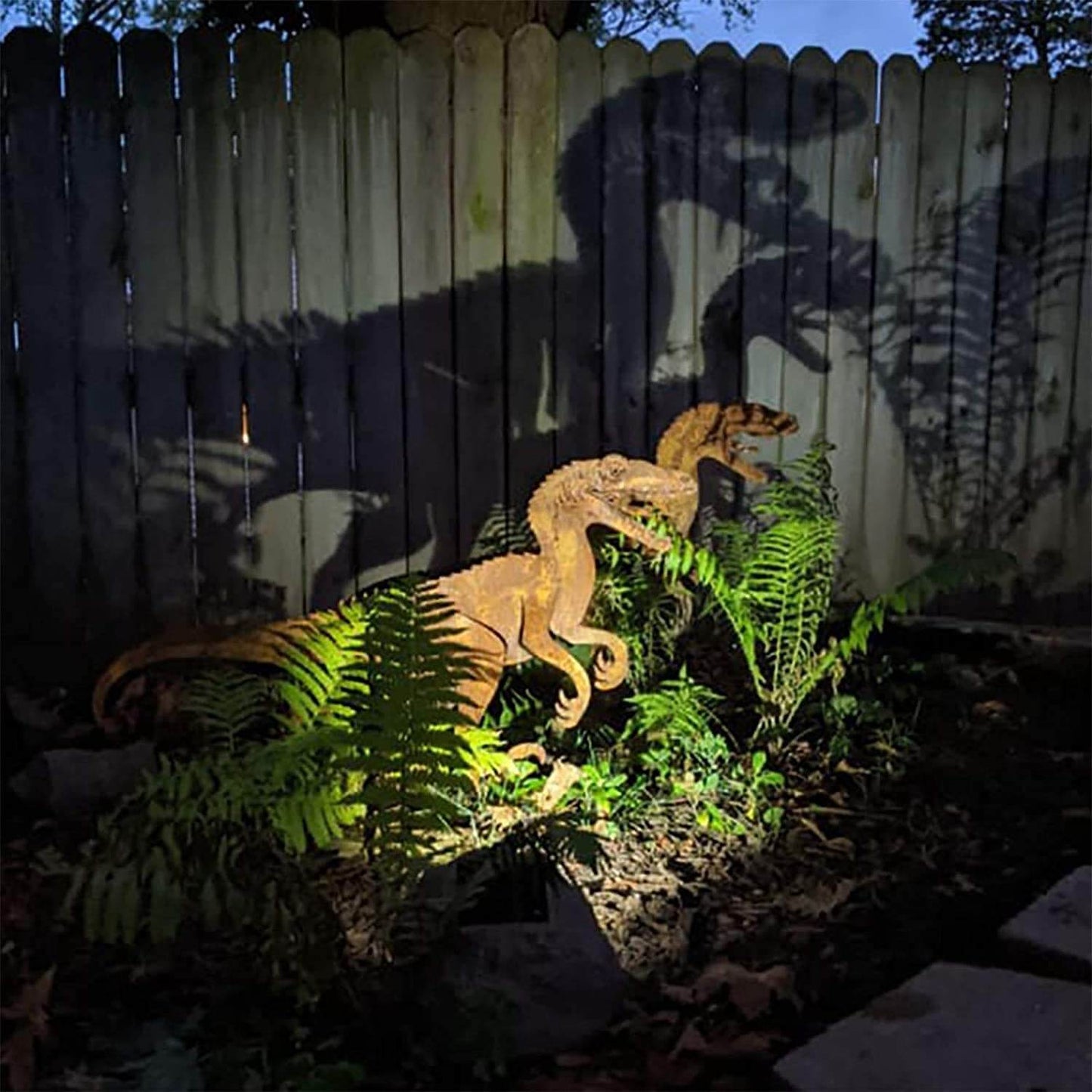 Metalen Dinosaurus Werf Kunst
