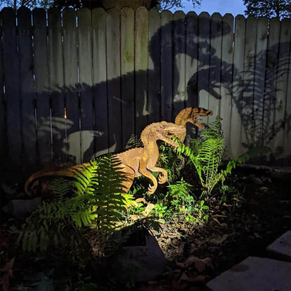 Metalen Dinosaurus Werf Kunst