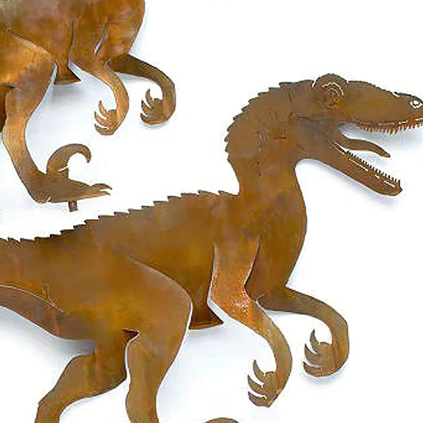 Metalen Dinosaurus Werf Kunst