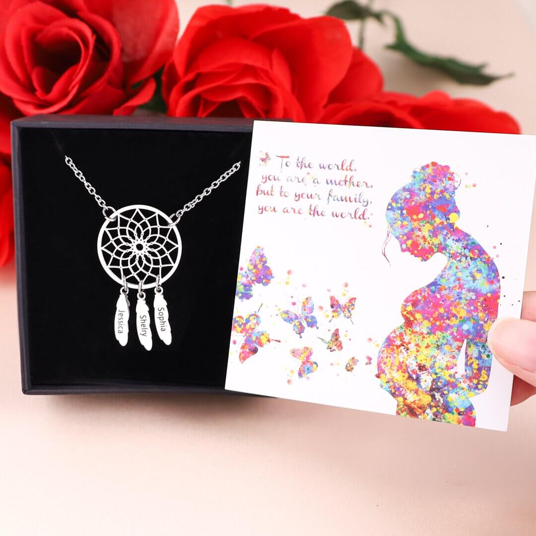 Retro Dromenvanger Hanger Ketting
