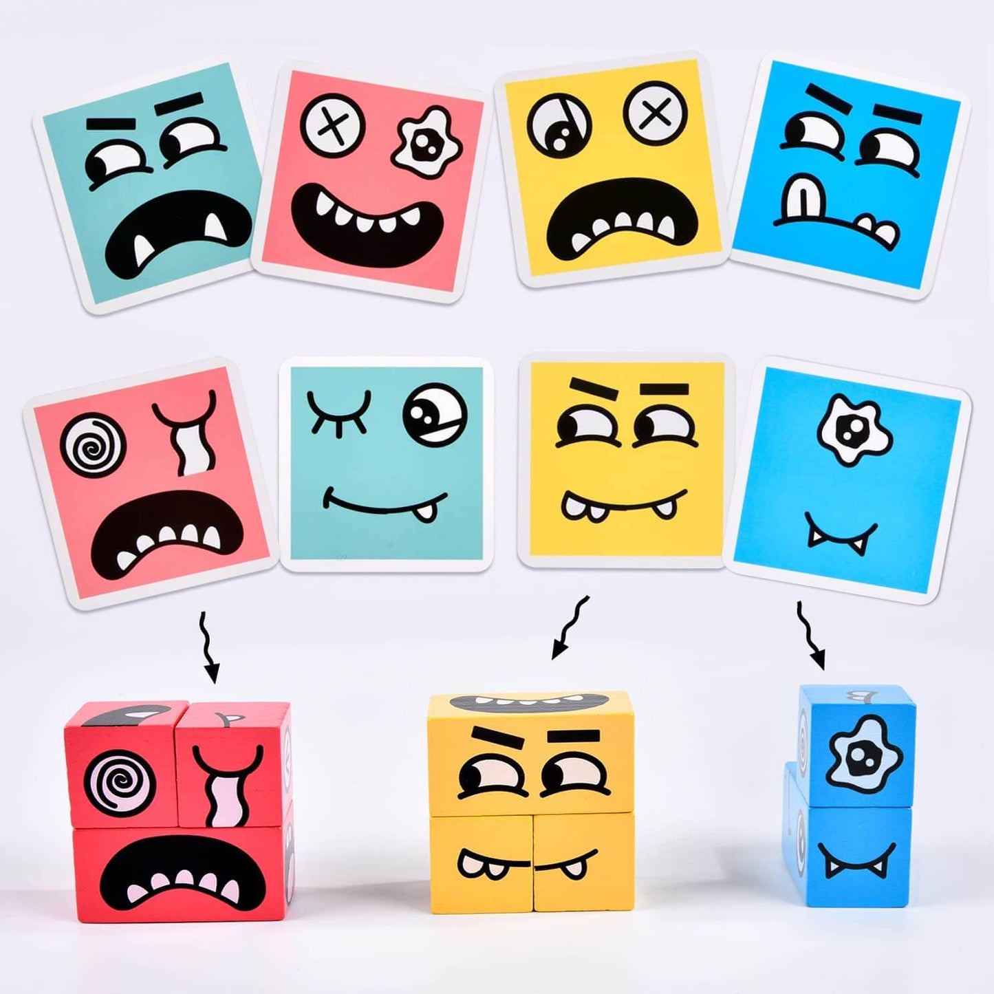 Expressie Puzzel Bouwstenen