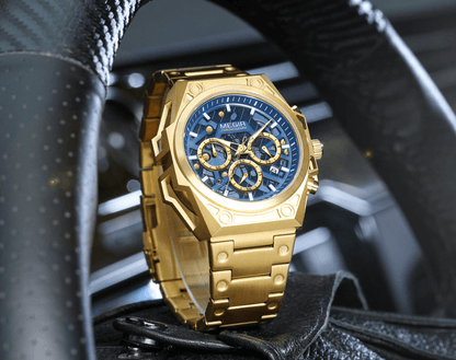 Megir Skeleton Chronograaf Horloge