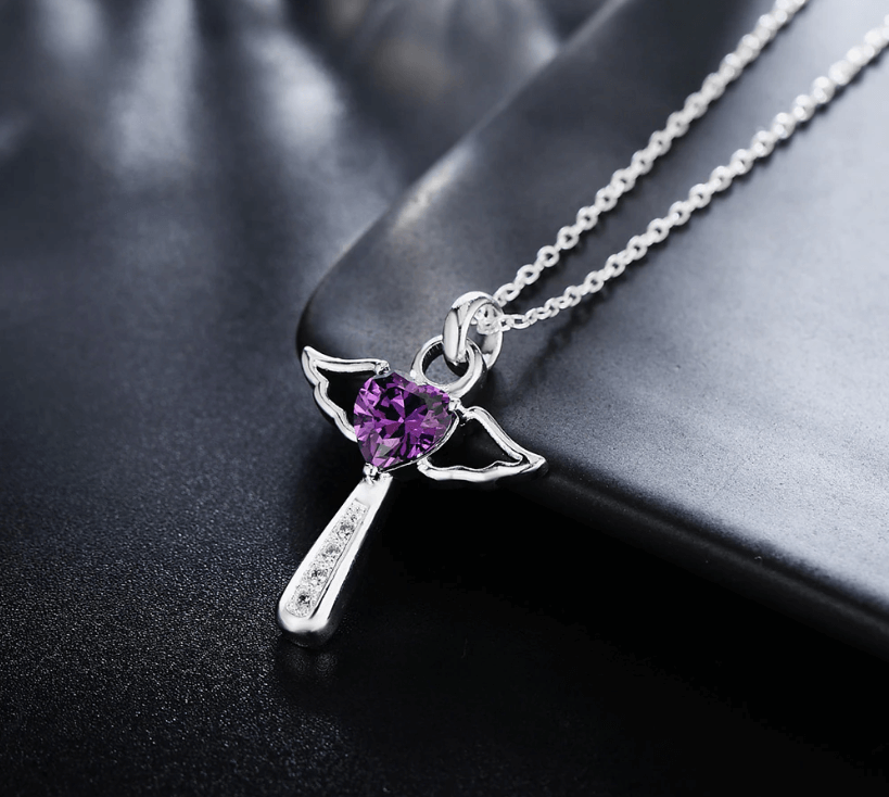 Engel Vleugels Kruis Ketting