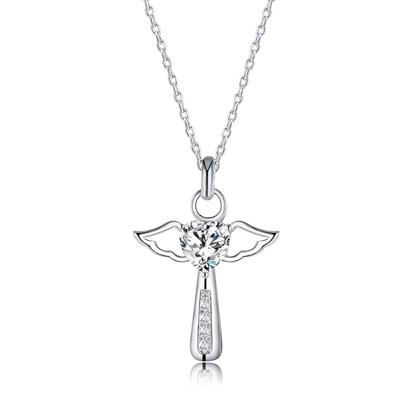 Engel Vleugels Kruis Ketting