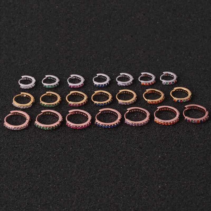 Kleurrijke Oor Piercings Ringen