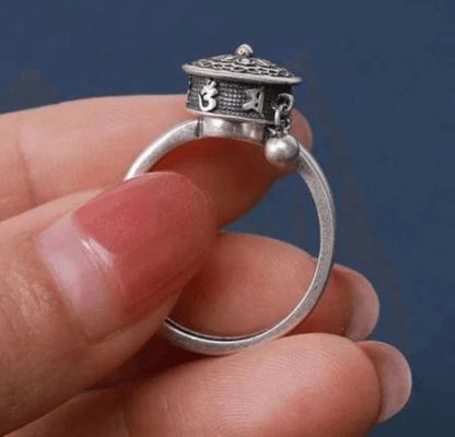 Mantra Gebedsmolen Ring