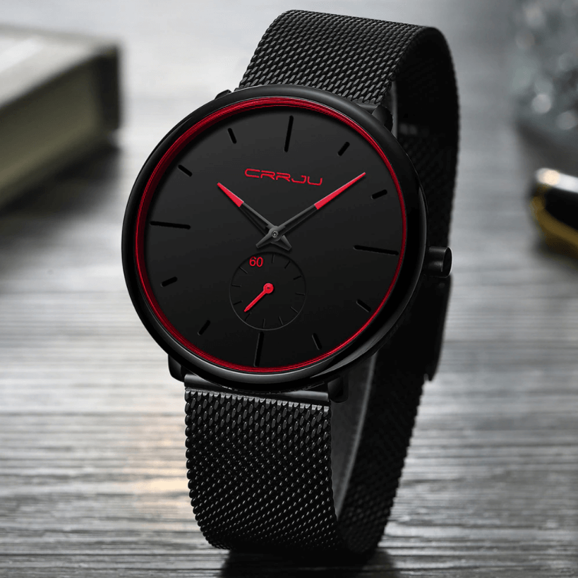 CRJJU Dunne Moderne Heren Horloge