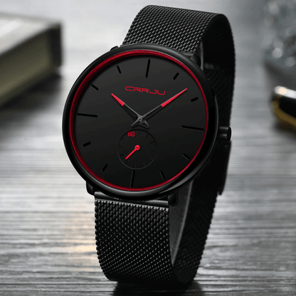 CRJJU Dunne Moderne Heren Horloge