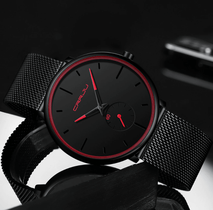 CRJJU Dunne Moderne Heren Horloge