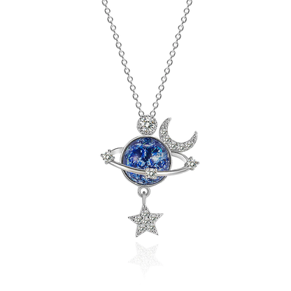 Maan & Sterren Planeet Ketting