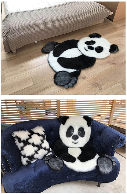 Panda Print Vloerkleed