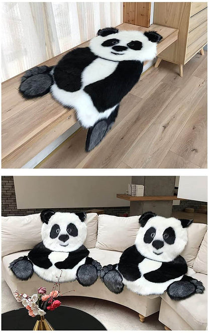 Panda Print Vloerkleed