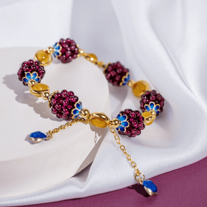 Granaat Edelsteen Granaatappel Armband