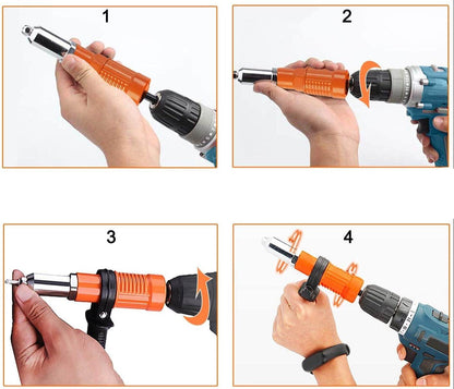 Klinknagel Boor Adapter