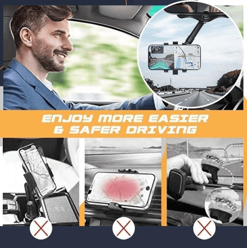 Draaibare Autotelefoon Houder