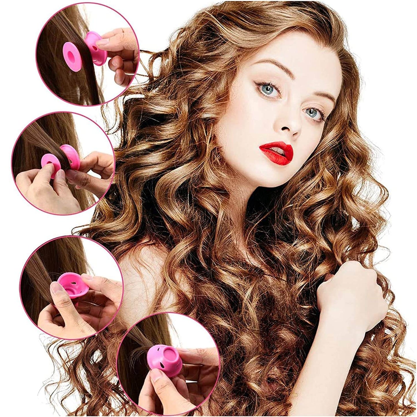 Hitteloze Silicone Haarkrullers