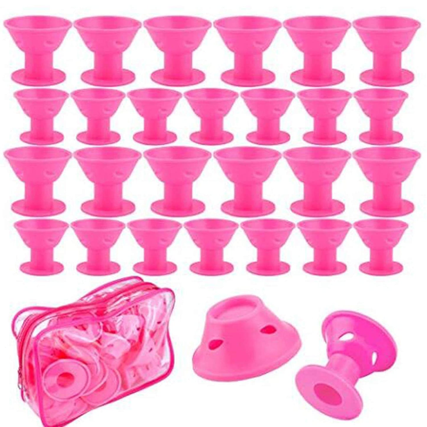Hitteloze Silicone Haarkrullers